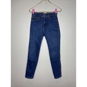 Womens Sezane Denim Dark Wash Skinny‎ Leg Jean Sz 27